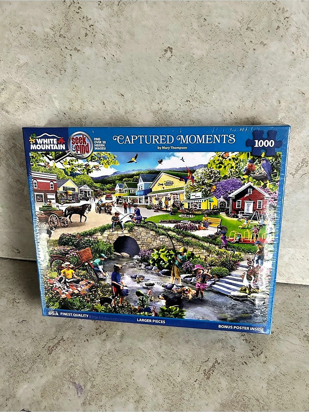 White Mountain Captured Moments 1000 Piece Jigsaw Puzzle